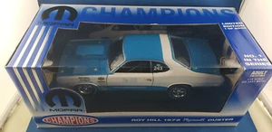 ROY HILL MOPAR CHAMPION 1972 PLYMOUTH DUSTER 1:18 LIMITED 1 OF 2004 SERIES NO 1 - Picture 1 of 3