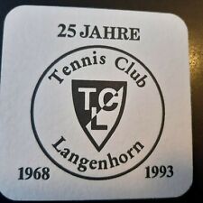 alter Bierdeckel Brauerei Holsten Hamburg Tennis Club Langenhorn 1993