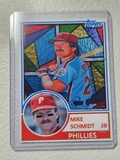 Custom Made Mike Schmidt "Mosaic " baseball card ACEO