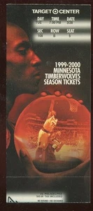 Ticket Basketball Minnesota 1999 - 00 3/28 Philadelphia 76ers Kevin Garnett - Picture 1 of 1