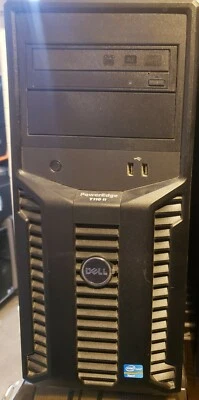Dell PowerEdge T110 II Tower i3-2100 3.1ghz / 16gb / 1TB SATA / DVD RAID 5 - Image 1 of 2