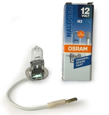 OSRAM H3 12V 55W Original Halogen Headlight Bulbs 64151 Lamp Bulb Clear - Image 1 of 4
