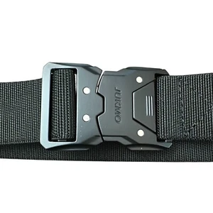 Jukmo Cintura Nera Cintura Tattica a Sgancio Rapido Grande 53" Elasticizzata 1,5" - Foto 1 di 5