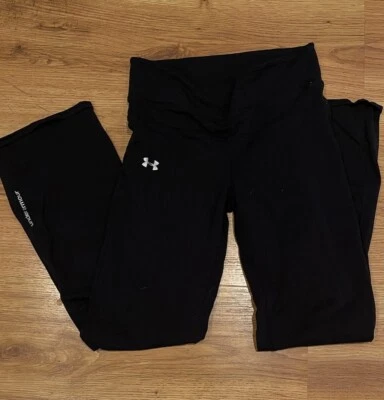 PANTALONES DE YOGA/FITNESS UNDER ARMOUR NEGROS Talla M Foto 1 de 4