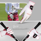1pair Genuine Cabretta Leather Women Golf Gloves Anti Skid Gloves Breathable