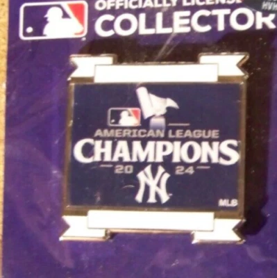2024 New York Yankees American League Champions pin AL MLB Free SHIPPING c46268 - Image 1 of 4