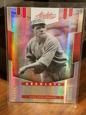 2020 Panini Absolute Legends Silver /99 Babe Ruth (Pitching; Boston) #AL20 HOF