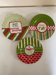 9er Set Ton Kunst Weihnachten Urlaub 8" Keramik Dessert Vorspeise Teller - Bild 1 von 5