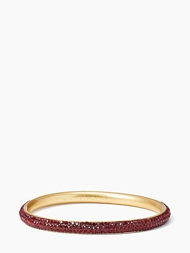 Bracciale Kate Spade New York Red Bling Razzle Dazzle Oro Nuovo con etichette