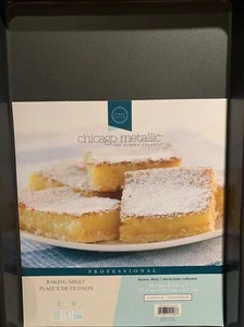 Neu Chicago Metallic 16150 Antihaft Rechteck Metall Jelly Roll Pfanne 15 x 10 Zoll - Bild 1 von 3