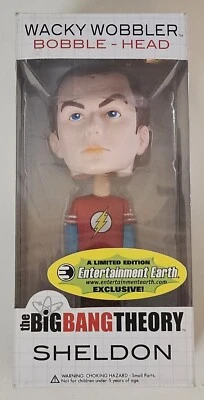 Funko Wacky Wobbler Sheldon The Big Bang Theory Bobble Head Ent. Earth EXCLUSIVE Foto 1 de 4