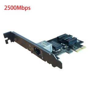 2.5Gbps Pci-e Ethernet Adapter Netzwerkkarten RJ45 Intel RTL8125 2500Mbps - Picture 1 of 5
