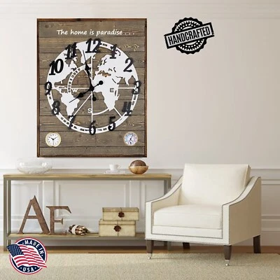 Handicraft Wood Wall Clock Handcraft Customized Gift New Coocoo Clock Unique - Image 1 of 4