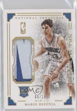 2015-16 Panini National Treasures NBA Material Prime /10 Mario Hezonja Rookie RC