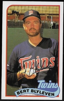1989 Topps Baseball Talk Bert Blyleven #96!  Low Shipping for Multiple Items - Image 1 of 2