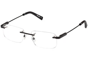Timberland TB1786 002 Black Metal Optical Eyeglasses Rimless Frame 54-17-145 - Picture 1 of 3