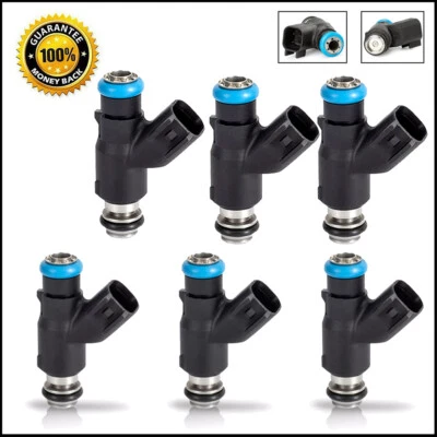 NEW 6X Fuel Injectors 353103C000 For 2006-2011 Hyundai Azera 2007-2009 Santa Fe - Image 1 of 4