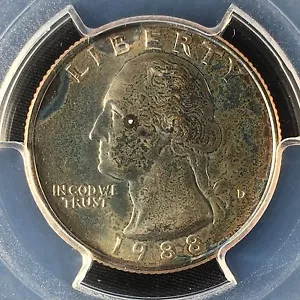 1988-D 25C Washington Quarter Dollar PCGS MS66 83061008 - Picture 1 of 4