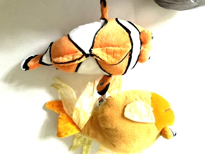 Plush Stuffed Animals Goldfish by Ganz Lot of 2 Good Condition Foto 1 de 4
