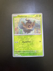 2023 Pokemon Scarlet and Violet Obsidian Flames #11 Phantump Reverse HOLO TCG