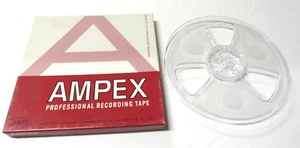 Ampex  Plastic  Take Up Reel 7 Inch Boxed  Professional Recording Tape Brand - Imagen 1 de 5