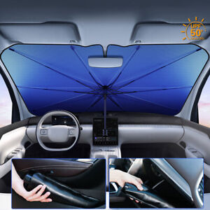 Car Windshield Sunshade Umbrella V-neck Front Window Cover UV Block Protector