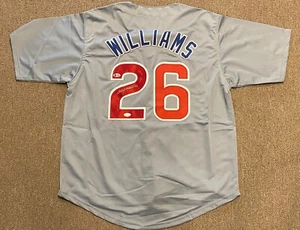 ‼️Autograph/Signed Billy Williams Chicago Cubs Baseball Jersey Beckett JSA COA - Picture 1 of 4