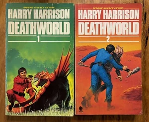 Deathworld 1 & 2 Sphere Paperbacks By Harry Harrison - Picture 1 of 3