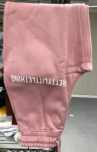 Pretty Little Thing PLT Jogginghose hellrosa hoher Bund mit Bündchen Gr. S NEU - Bild 1 von 6