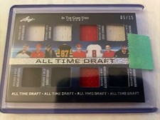 2023 Leaf In The Game Used Hockey All Time Draft Relic /15 Sidney Crosby, +7