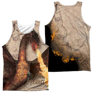 Hobbit Movie Trilogy, The Smaug Attack F/B - Men's All Over Print Tank