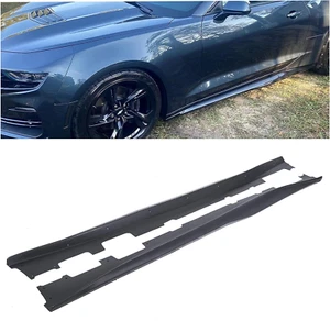Side Skirts Extension Rocker Panel Guard Compatible with 2016-2023 Chevy Chevrol - Picture 1 of 9