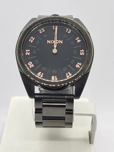 Nixon The Genesis Gunmetal And Gold Accent, Sample! - Picture 1 of 6