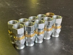 10 PCS Parker 20690-8-8 Field Attachable Shell & Nipple Female JIC 37° Swivel - Picture 1 of 3