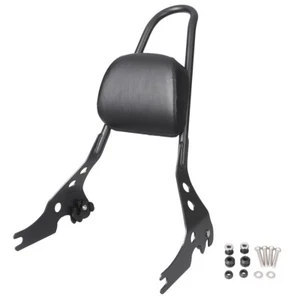 For Harley Street XG 500 750 2015-2017 Black Rear Passenger Backrest Sissy Bar - Picture 1 of 8