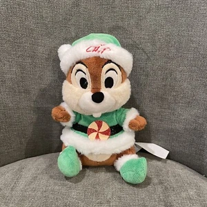 Disney Store Chip 7" Peluche de Navidad Relleno de Menta Elfo Chip N Dale - Imagen 1 de 6