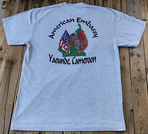 Vintage American embassy Cameron t-shirt Mens size XL - Picture 1 of 5