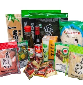 Sushi Starter Set 13 teilig + GRATIS Reislöffel Wasabi Nori Gari Ingwer Sojasoße - Bild 1 von 1