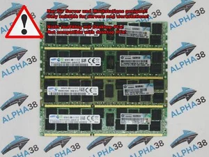 64 GB (4x 16 GB) Rdimm ECC Reg DDR3-1600 RAM HP BL460c G8 BL465c G7 G8 Server - Picture 1 of 1