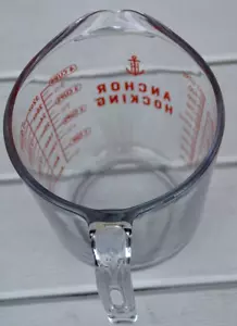 Anchor Hocking Oven Basics 1 quart (4 Cup) Measuring Cup - Picture 1 of 5