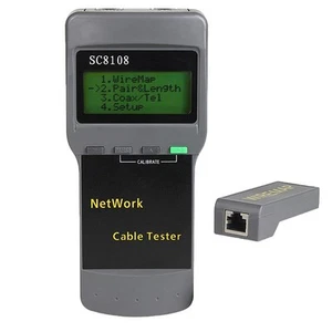 SC8108 Netzwerkkabeltester LAN-Längenkabeltester Messgerät Messung - Bild 1 von 4