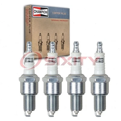 4 bujías Champion Copper Plus para Toyota 4Runner 1984-1995 2,4 L L4 año Foto 1 de 4