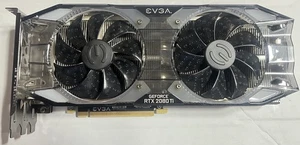UNTESTED EVGA GeForce RTX 2080 Ti XC 11GB Graphics Card 11G-P4-2383-KB - Picture 1 of 9