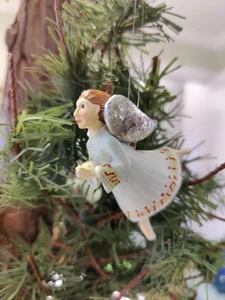 PATIENCE BREWSTER Mini BETENDER ENGEL KRINKLES Ornament - Musiknoten - Weihnachten - Bild 1 von 7