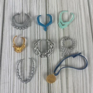 Barbie NECKLACE LOT of 8 Fashion Doll Jewelry Accessories Fashionistas Fancy - Picture 1 of 4