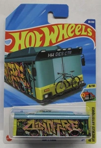 2025 HOT WHEELS * P CASE * AIN’T FARE BUS ART CARS 8/10  - Picture 1 of 2