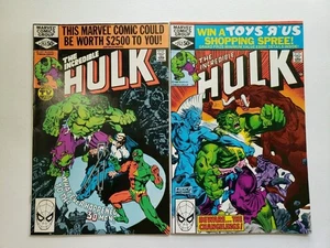 The Incredible Hulk #251 & #252 Marvel Comics 1980 /beide Sehr guter Erhaltungszustand - 7,5 - Bild 1 von 15