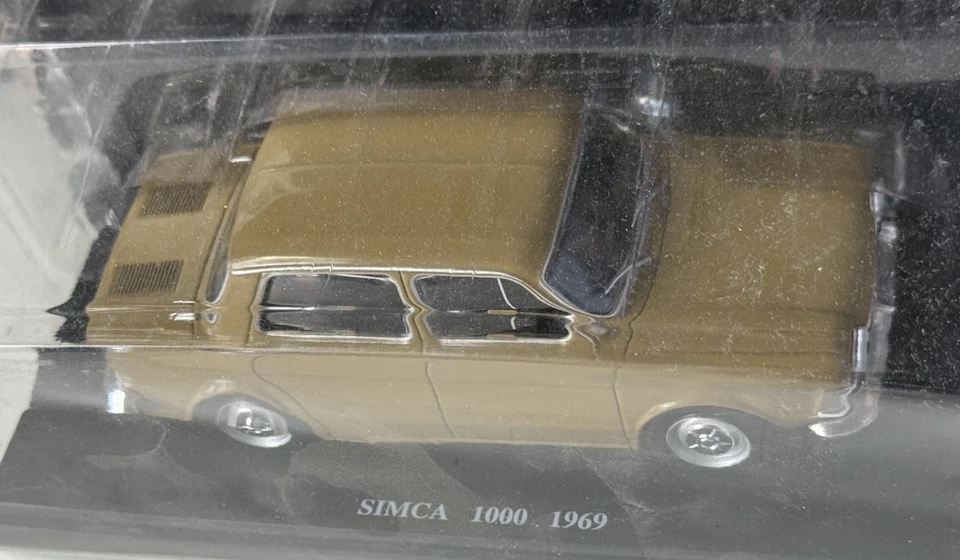 i431 ATLAS 1:24 Duncan 1000 von 1969 OVP  braungelb 4976 Simca Matra - Bild 1 von 4