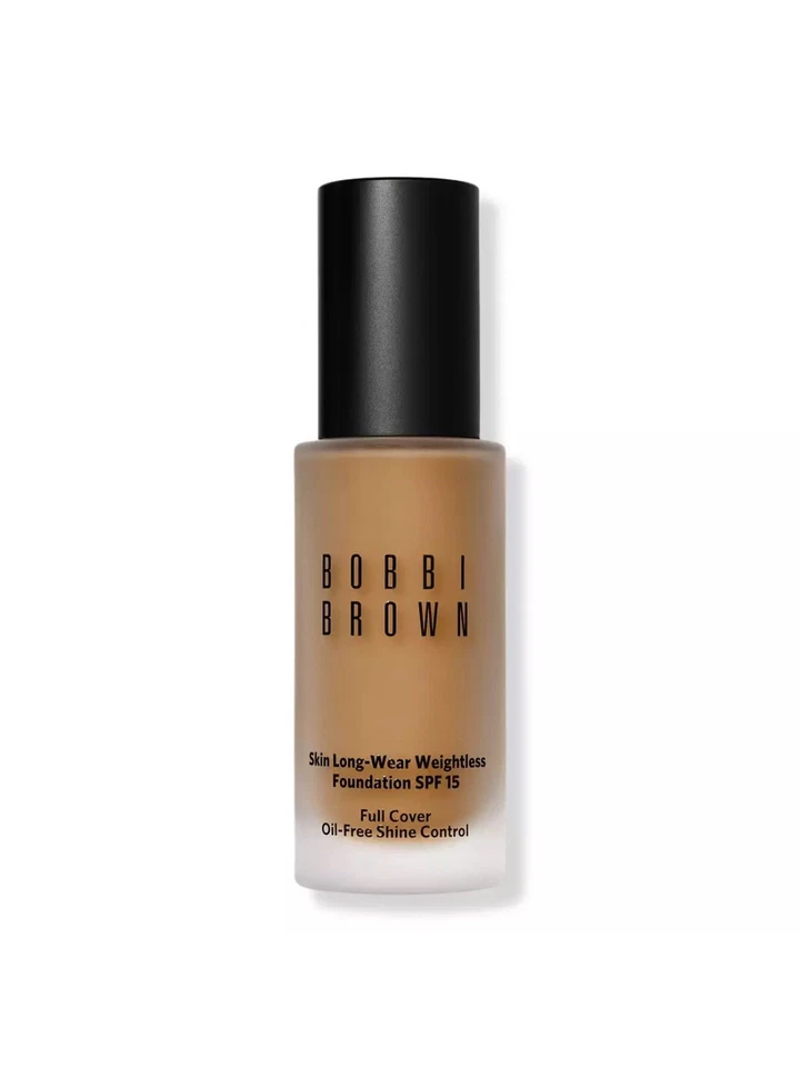 Base sin peso Bobbi Brown Skin Long Wear FPS 15-W 064 miel - 0,44 oz/13 ml Foto 1 de 1