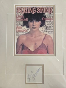 Linda Ronstadt Autographed Signed 11x14" Photo Display Rolling Stone Cover Print - Picture 1 of 5